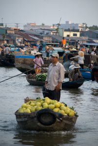 Le marché flottant de Cai Rang - Province de Can Tho